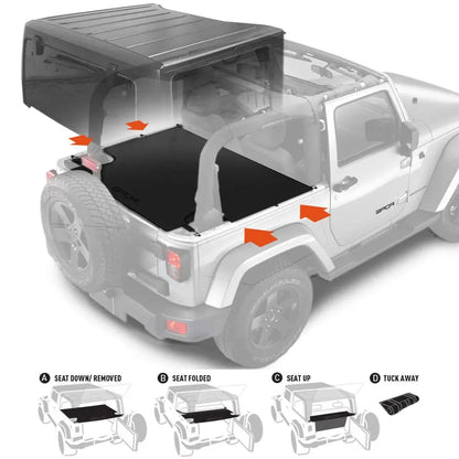 GPCA Jeep Wrangler JK 2DR Cargo Cover