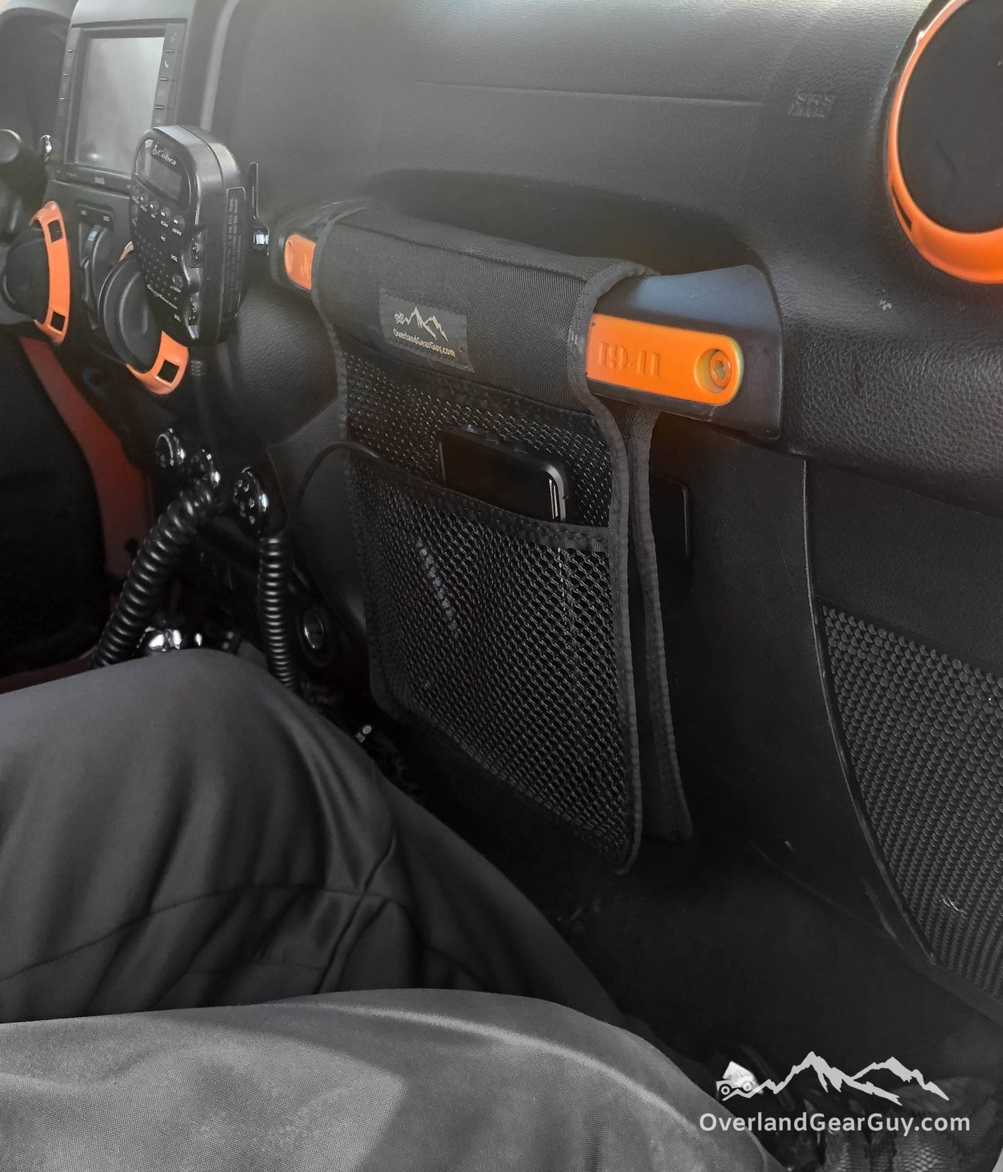 Overland Gear Guy Jeep Grab Handle Mesh Flat Pocket