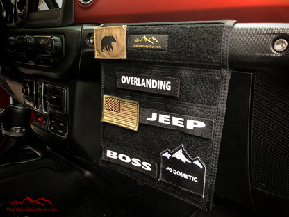 Overland Gear Guy Jeep Grab Handle Velcro Flat Pocket