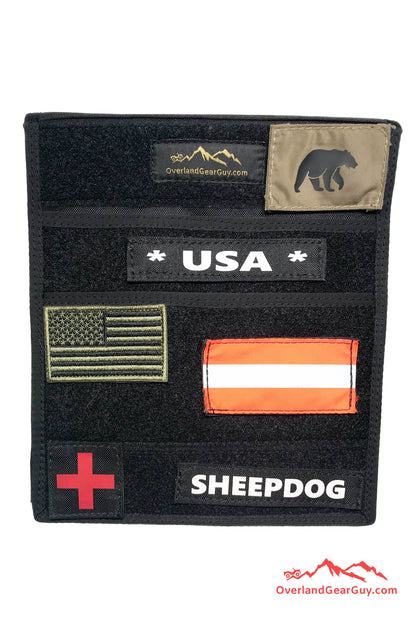 Overland Gear Guy Jeep Grab Handle Velcro Flat Pocket