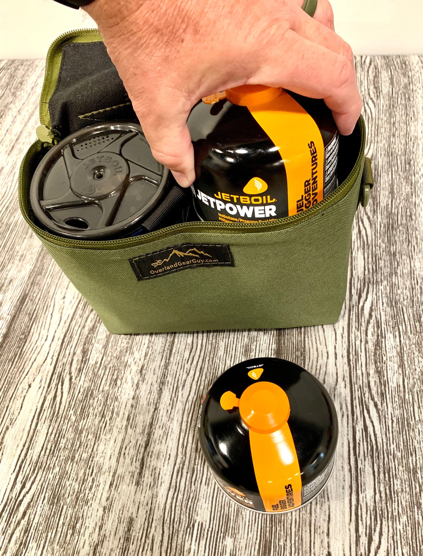 Overland Gear Guy MOLLE  JetBoil Pouch  Dual Propane Bottle Pouch