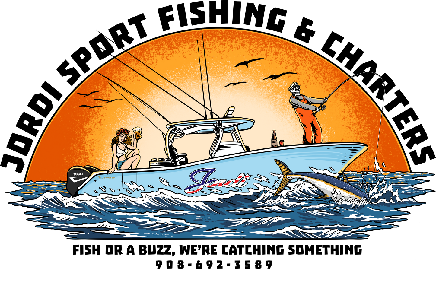 Keepers Only Co. Jordi Sport Fishing X Keepers Only Heavyweight Hoodie