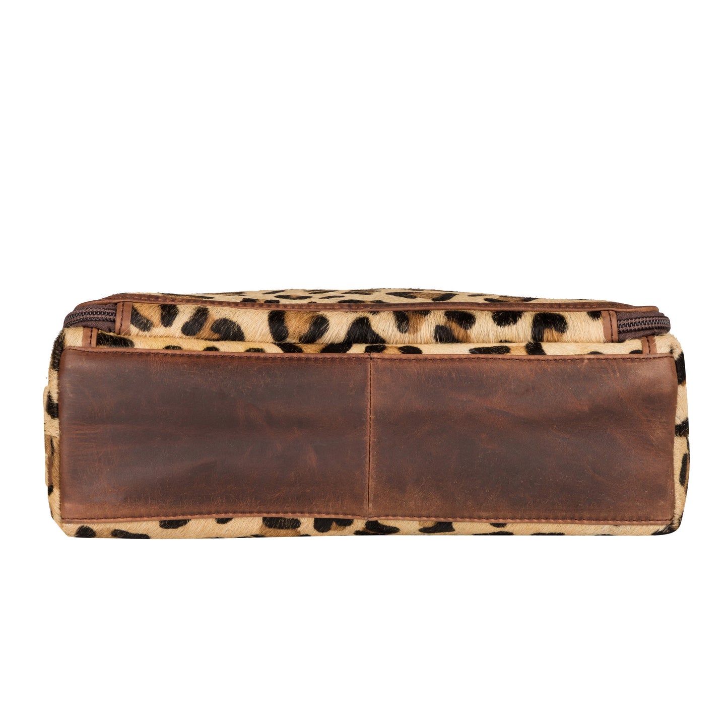 Concealed Carry Josie Genuine Leather Hair-on Leopard Print Crossbody by Lady Conceal