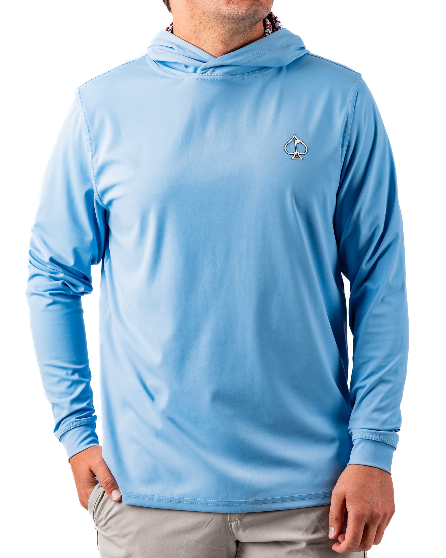 Pins and Aces Performance Golf Hoodie - Bomb Pop