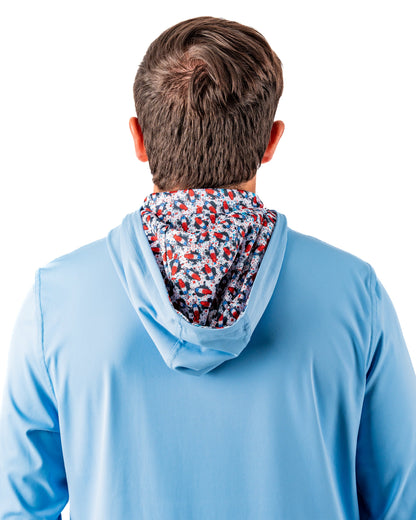Pins and Aces Performance Golf Hoodie - Bomb Pop