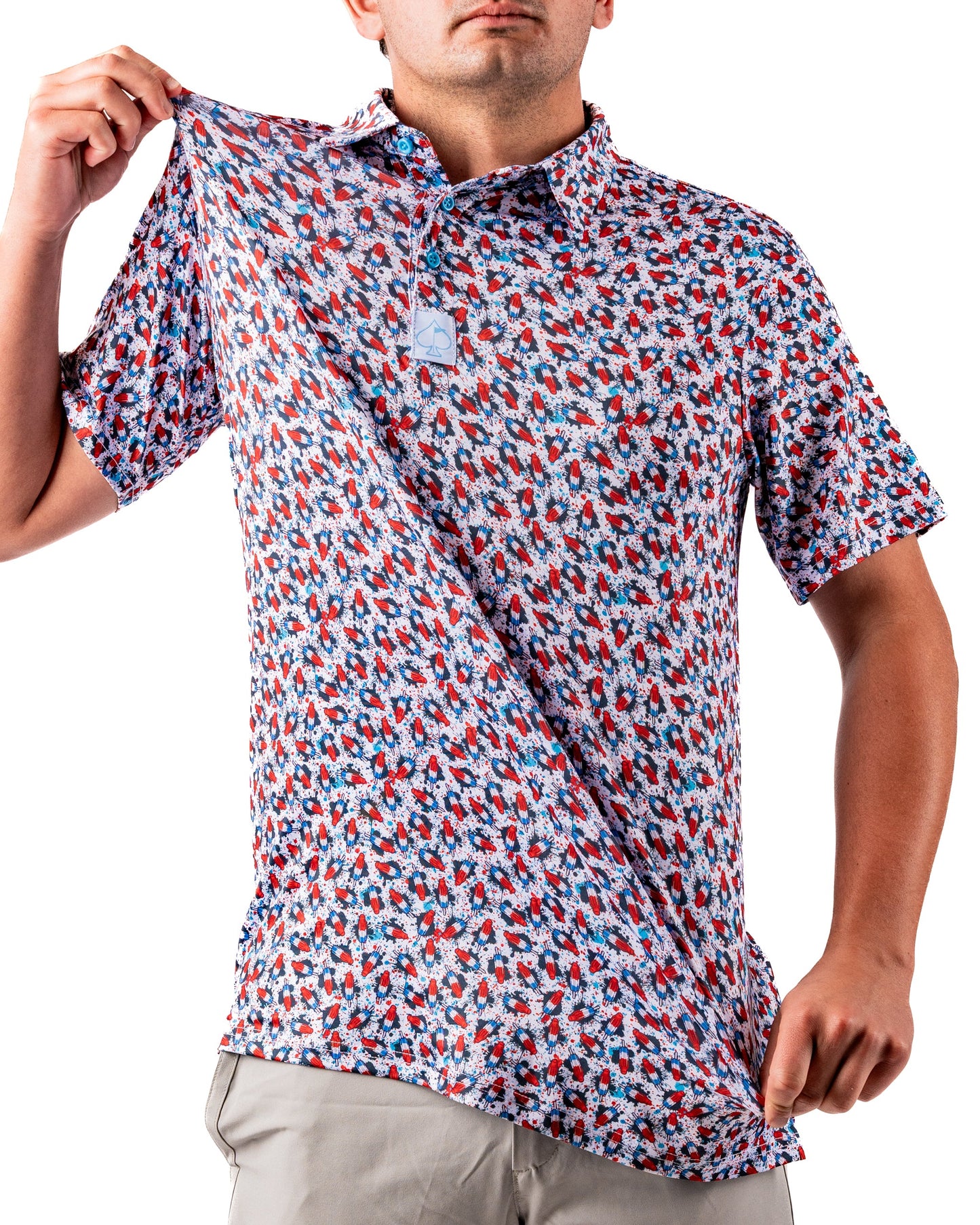 Pins and Aces Bomb Pop Splatter