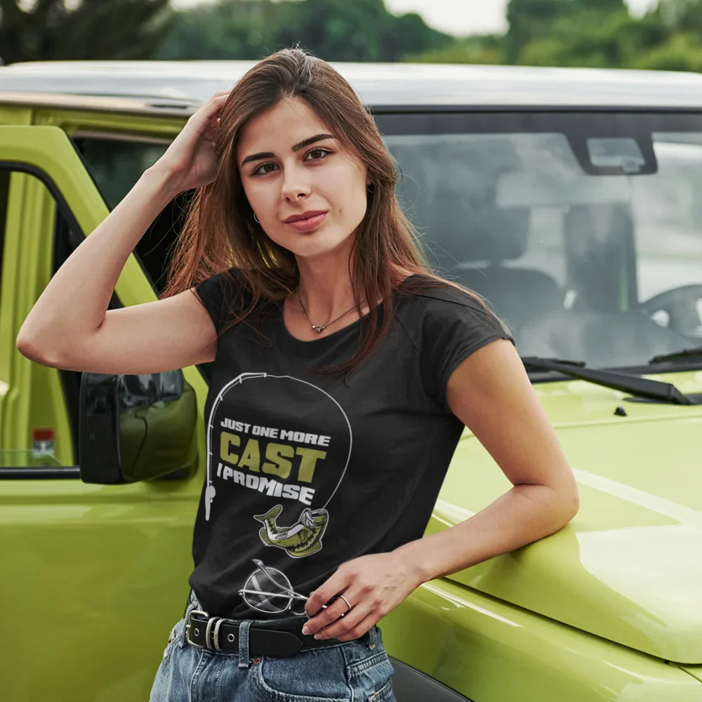 Outdoorzees Just One More Cast T-Shirt for Women