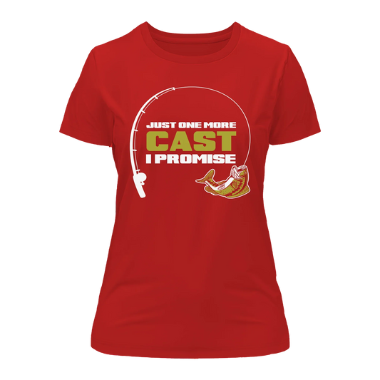 Outdoorzees Just One More Cast T-Shirt for Women