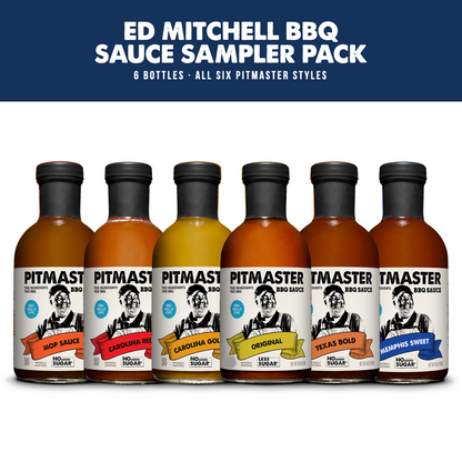 TrueMadeFoods Pitmaster Ed Mitchell BBQ Variety 6-Pack