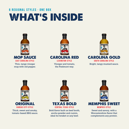 TrueMadeFoods Pitmaster Ed Mitchell BBQ Variety 6-Pack