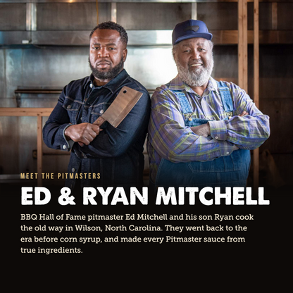 TrueMadeFoods Pitmaster Ed Mitchell Western-Style BBQ Sauce Variety 3-Pack