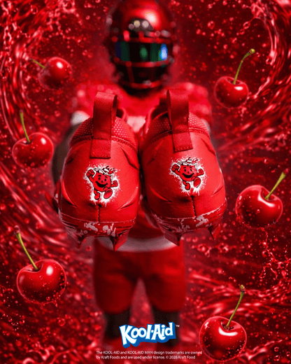 Phenom Elite Kool-Aid 'Cherry' Football Cleats - Quantum Speed by Phenom Elite