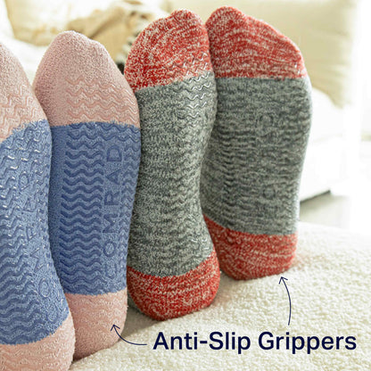 Comrad CozyGrip Compression Slipper Socks