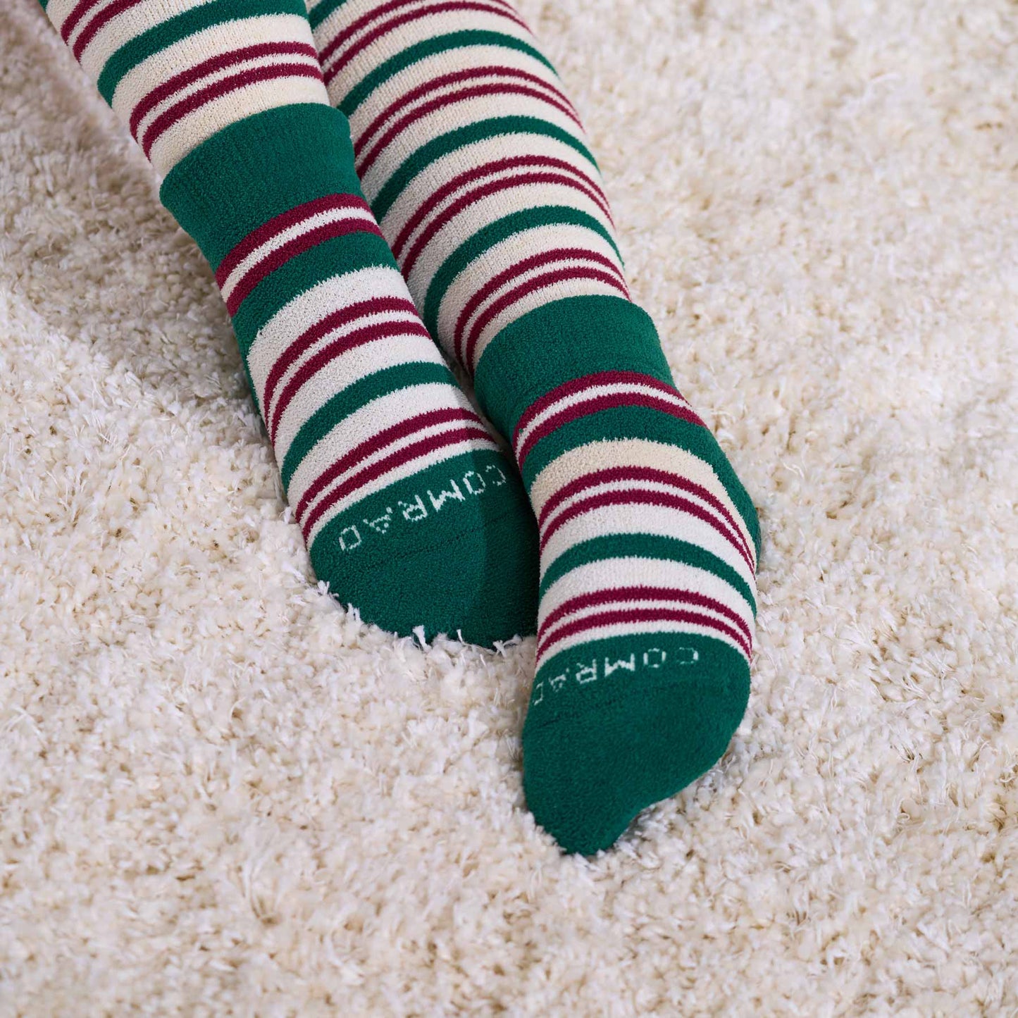 Comrad CozyGrip Compression Slipper Socks