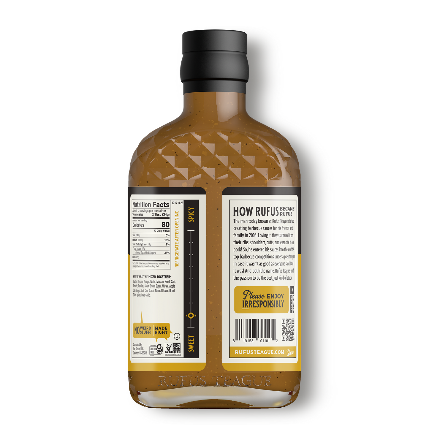 Rufus Teague KC GOLD BBQ SAUCE