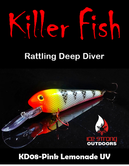Ice Strong Outdoors - Killer Fish - Rattling DEEP Diver UV