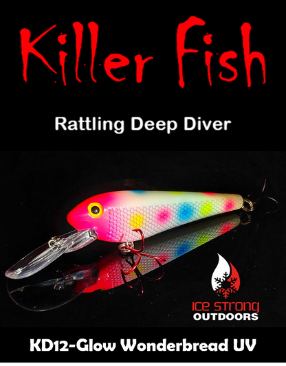Ice Strong Outdoors - Killer Fish - Rattling DEEP Diver UV