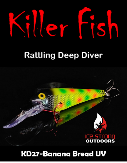 Ice Strong Outdoors - Killer Fish - Rattling DEEP Diver UV