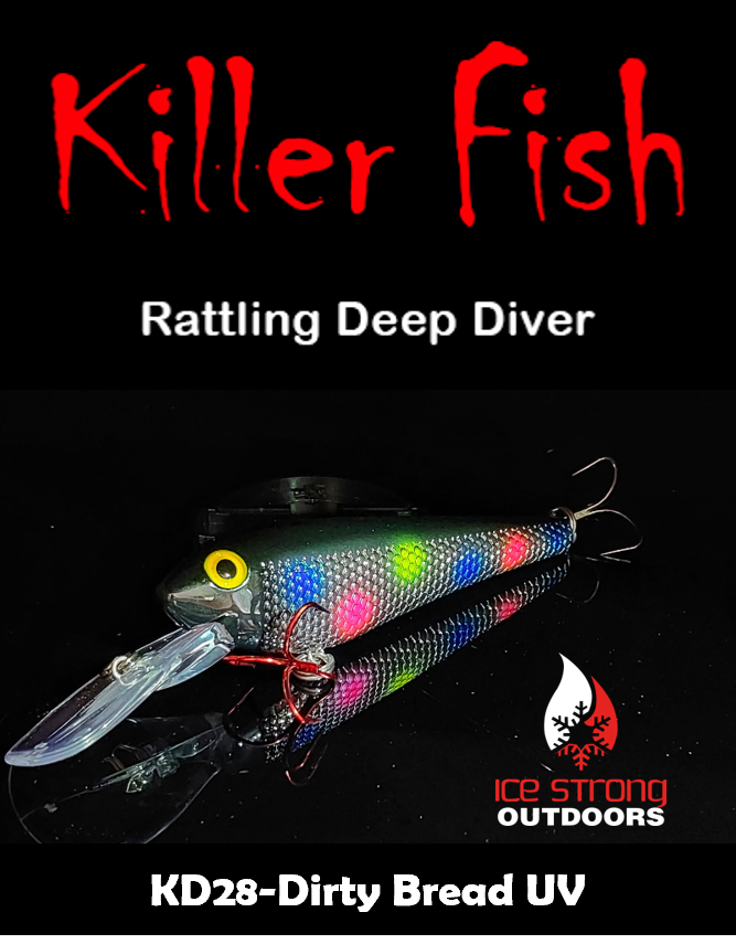 Ice Strong Outdoors - Killer Fish - Rattling DEEP Diver UV