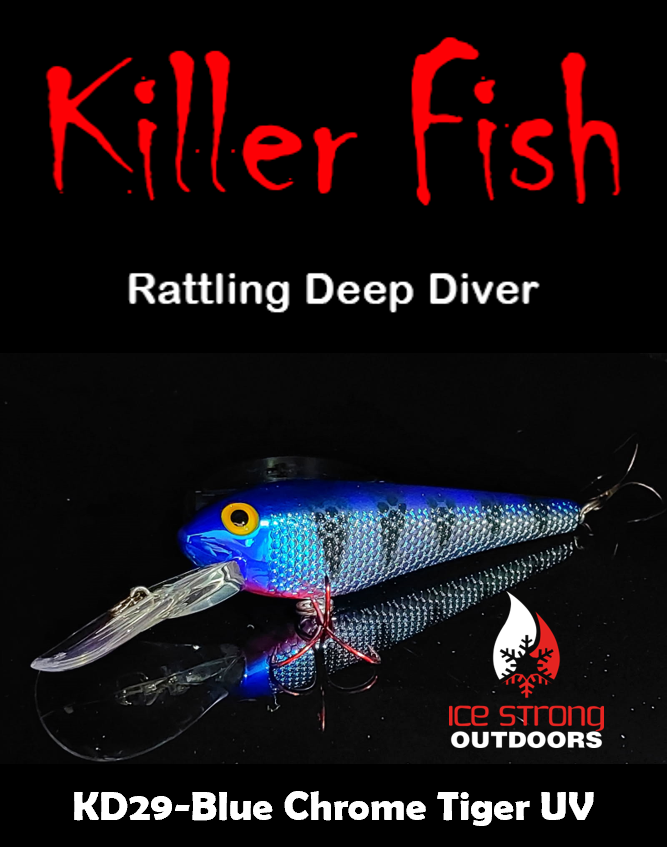 Ice Strong Outdoors - Killer Fish - Rattling DEEP Diver UV
