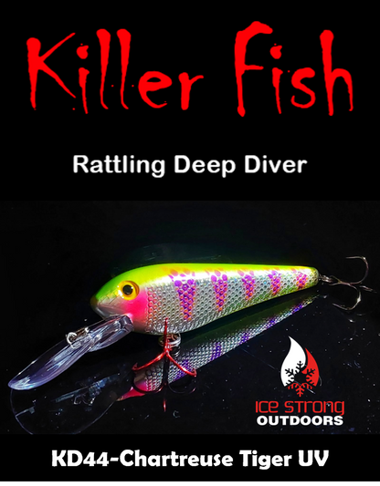 Ice Strong Outdoors - Killer Fish - Rattling DEEP Diver UV