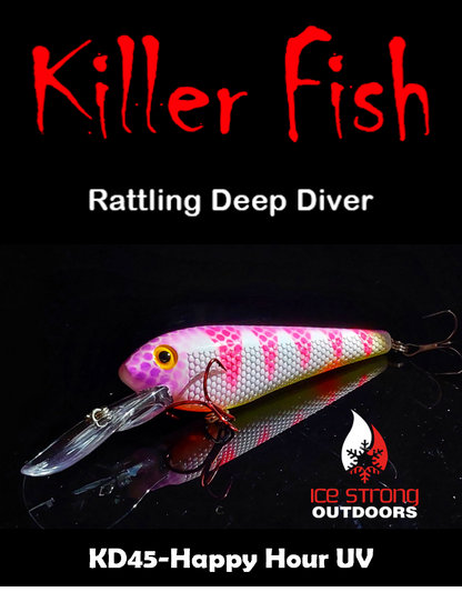 Ice Strong Outdoors - Killer Fish - Rattling DEEP Diver UV