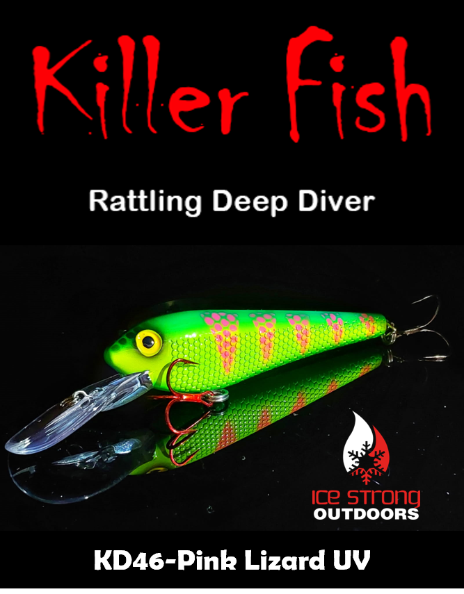 Ice Strong Outdoors - Killer Fish - Rattling DEEP Diver UV
