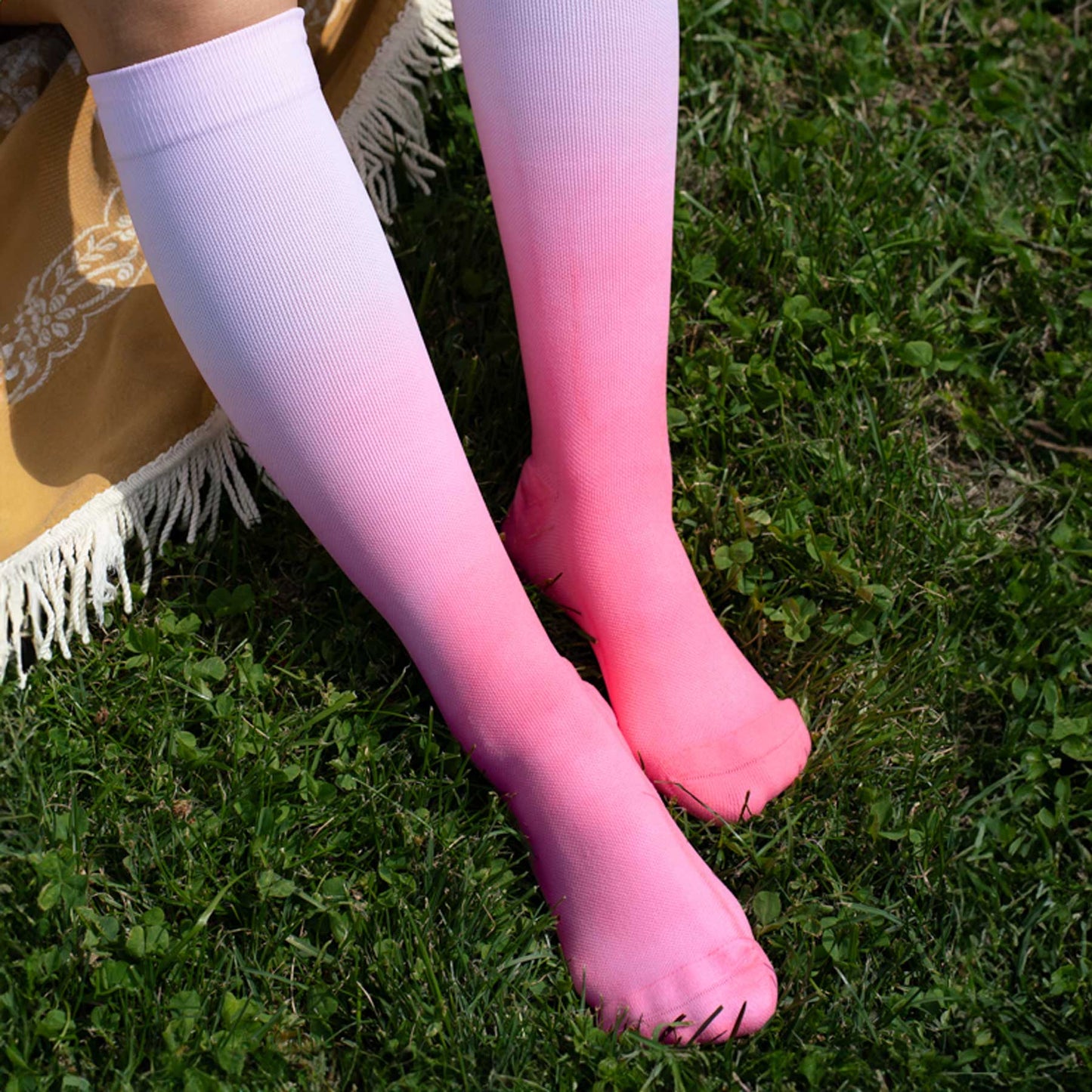 Comrad Knee-High Compression Socks - Ombre