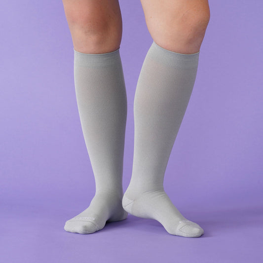 Comrad Knee-High Compression Socks - Solid (20-30 mmHg)