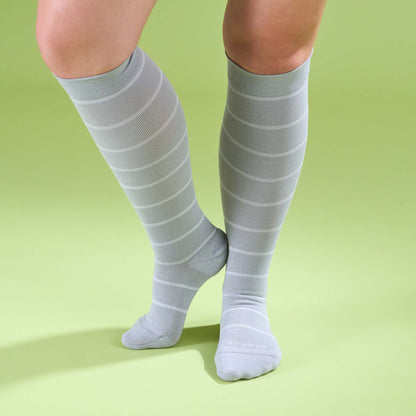 Comrad Knee-High Compression Socks – Stripes (20-30 mmHg)