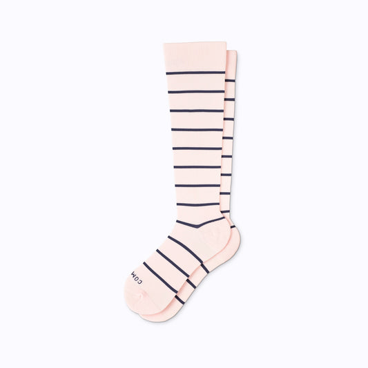 Comrad Knee-High Compression Socks - Stripes (20-30 mmHg)