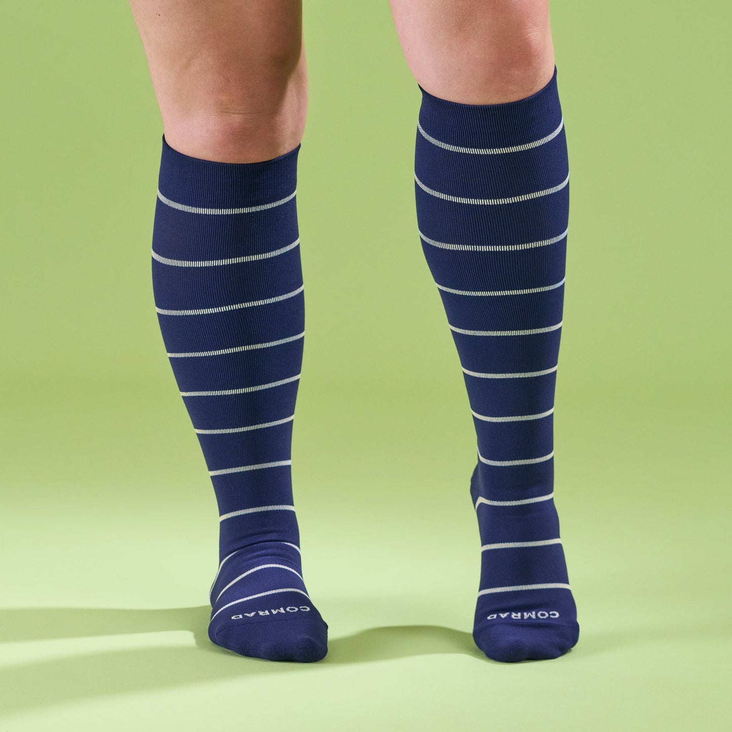 Comrad Knee-High Compression Socks – Stripes (20-30 mmHg)