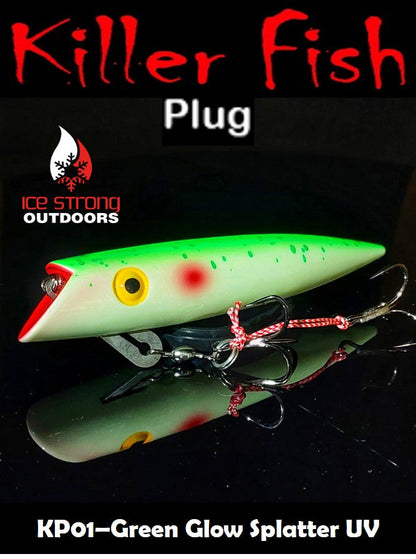 Ice Strong Outdoors - Killer Fish - Rattling TROLLING PLUG UV - NEW 2026 Colors Just Released!
