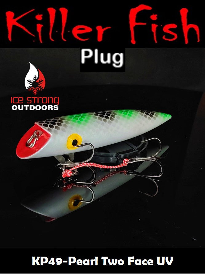 Ice Strong Outdoors - Killer Fish - Rattling TROLLING PLUG UV - NEW 2026 Colors Just Released!