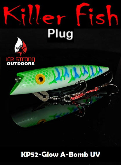 Ice Strong Outdoors - Killer Fish - Rattling TROLLING PLUG UV - NEW 2026 Colors Just Released!