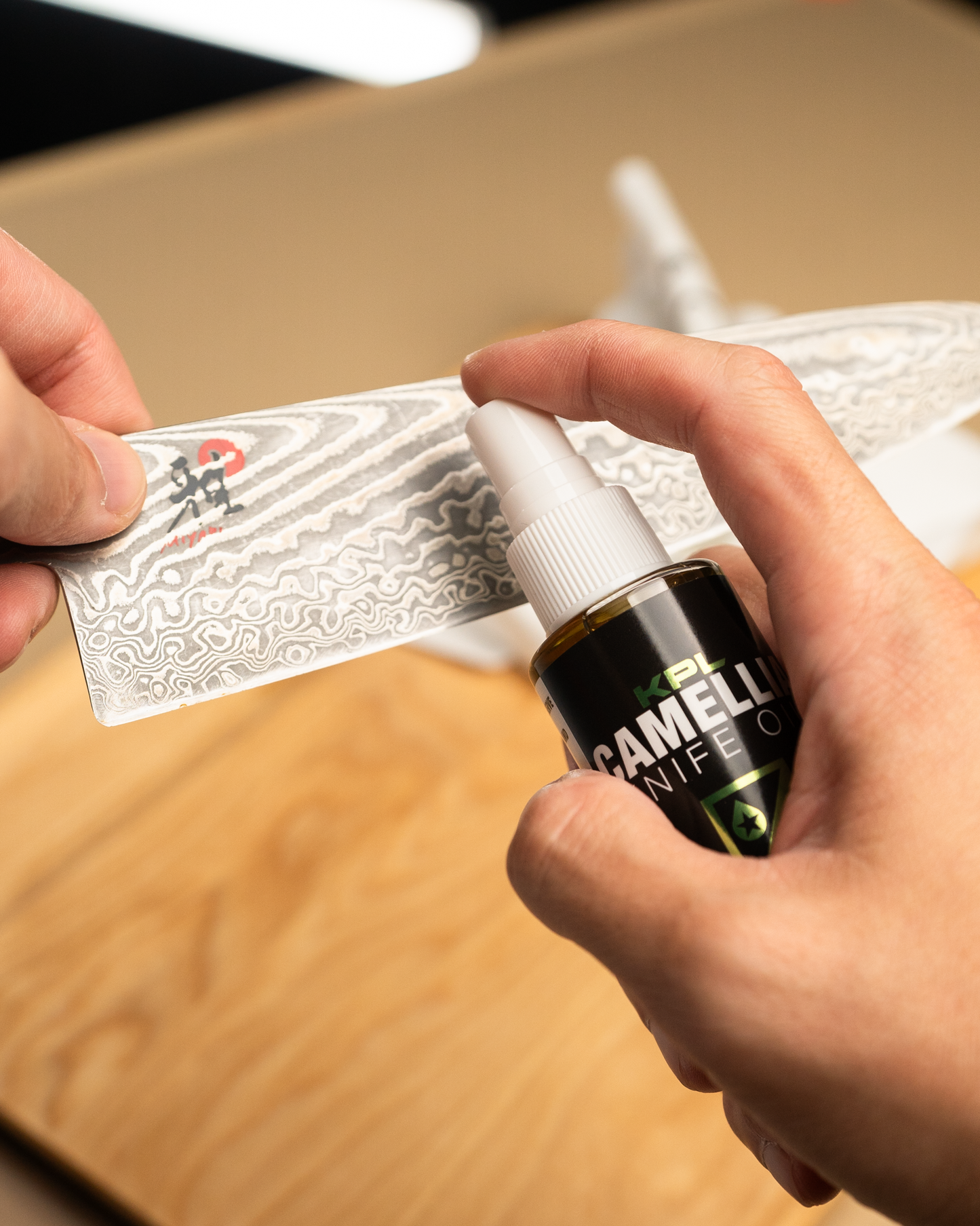 KPL Organic Camellia Kitchen Knife Oil - Carbon Steel and Cast Iron