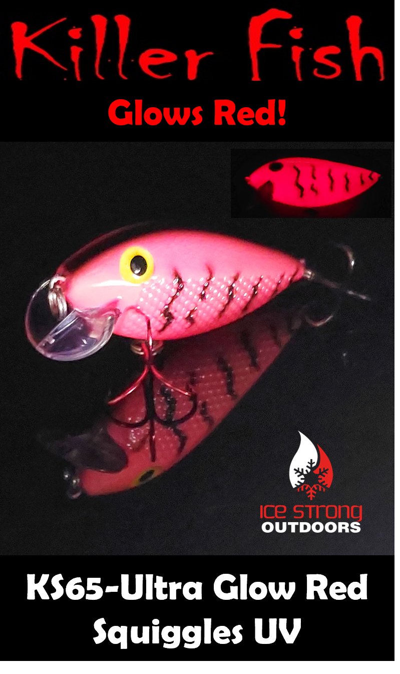 Ice Strong Outdoors - Killer Fish - Rattling Shallow Diver UV - NEW 2026 Colors Just Released!