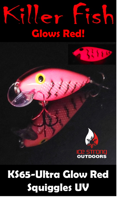 Ice Strong Outdoors - Killer Fish - Rattling Shallow Diver UV - NEW 2026 Colors Just Released!