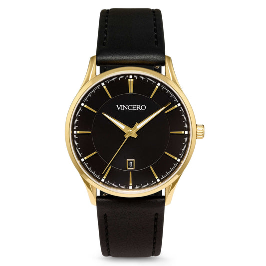 Vincero The Kairos II - Gold Onyx