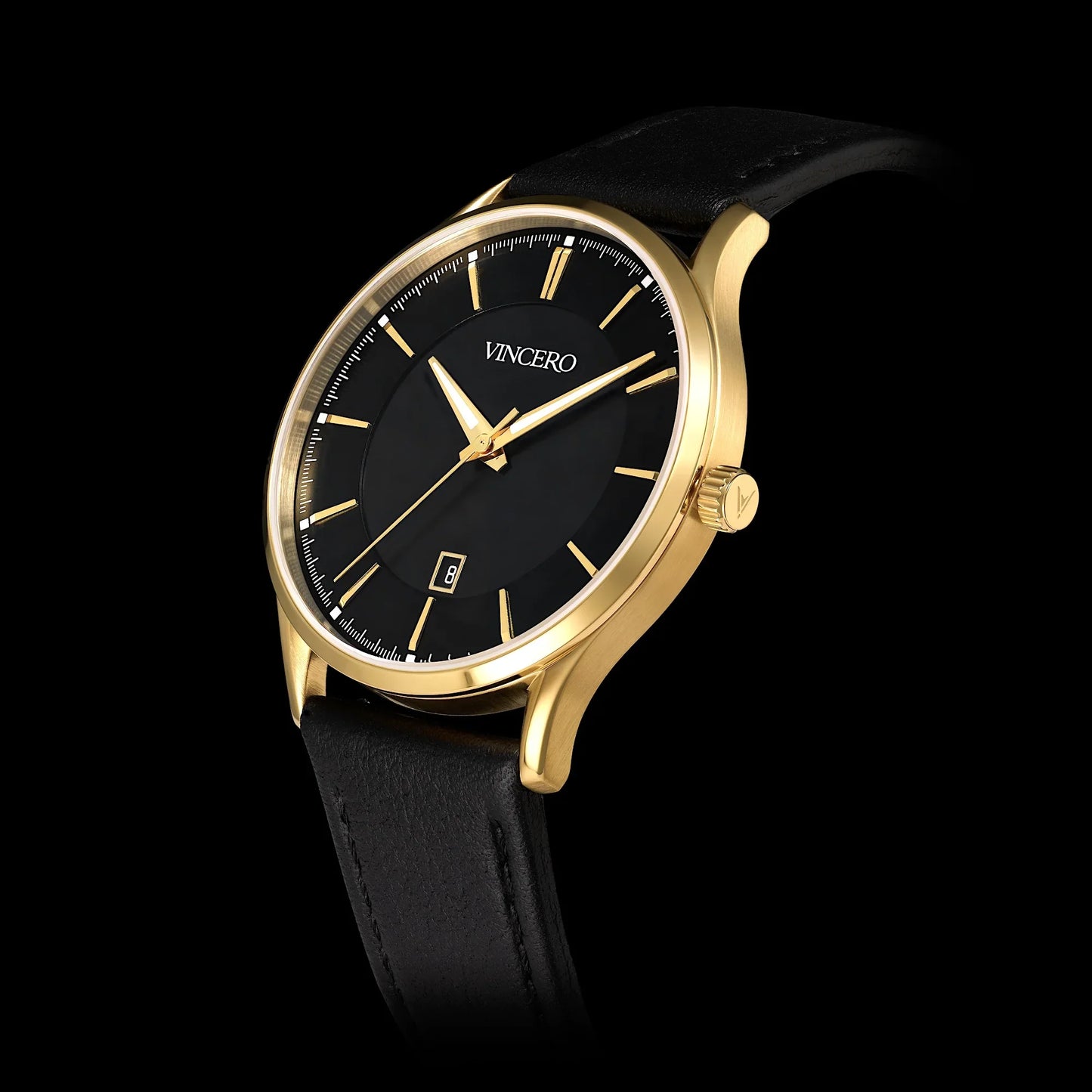 Vincero The Kairos II - Gold Onyx
