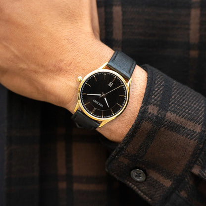 Vincero The Kairos II - Gold Onyx