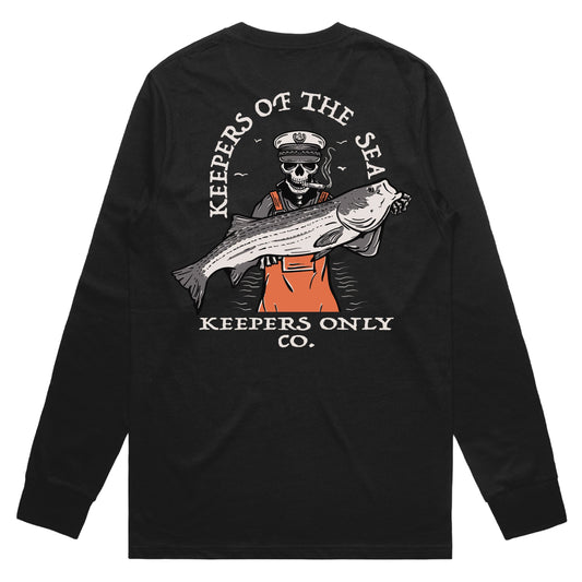 Keepers Only Co. Bass Slayer Black Long Sleeve