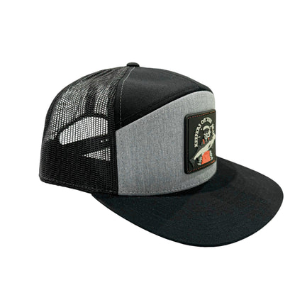 Keepers Only Co. Bass Slayer 7-Panel Black / Grey Snapback