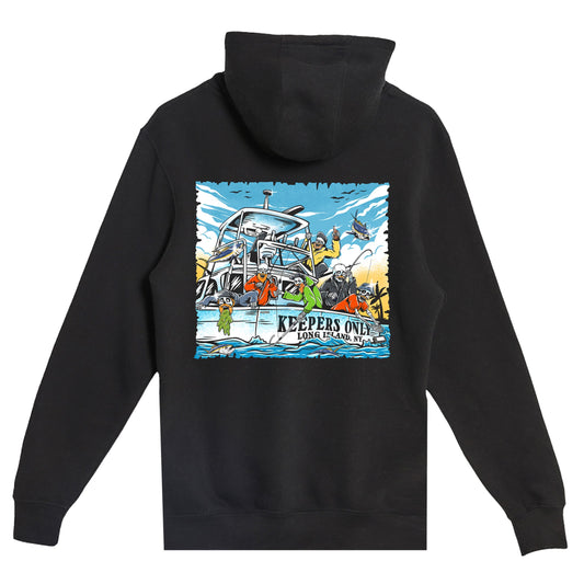 Keepers Only Co. Offshore Mayhem Black Heavyweight Hoodie