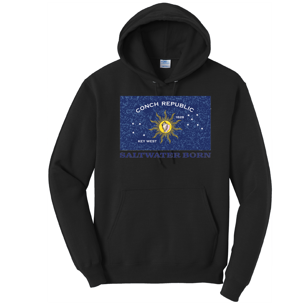 Saltwater Born Conch Republic Cotton Hoodie