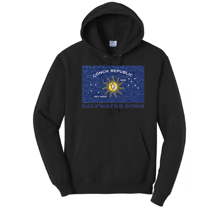Saltwater Born Conch Republic Cotton Hoodie