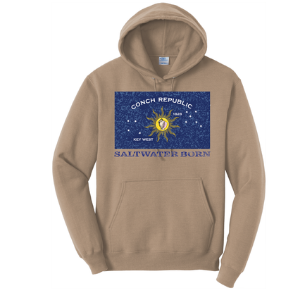 Saltwater Born Conch Republic Cotton Hoodie