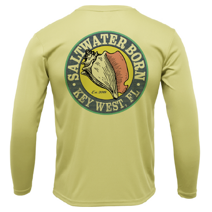 Saltwater Born Key West, FL Hogfish Diver Long Sleeve UPF 50+ Dry-Fit Shirt