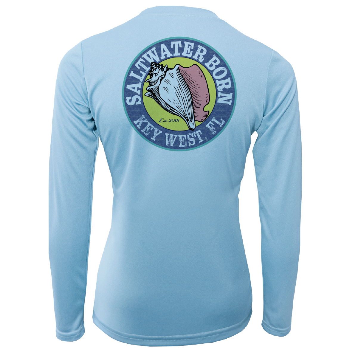 Saltwater Born Key West Horseshoe Crab Women's Long Sleeve UPF 50+ Dry-Fit Shirt