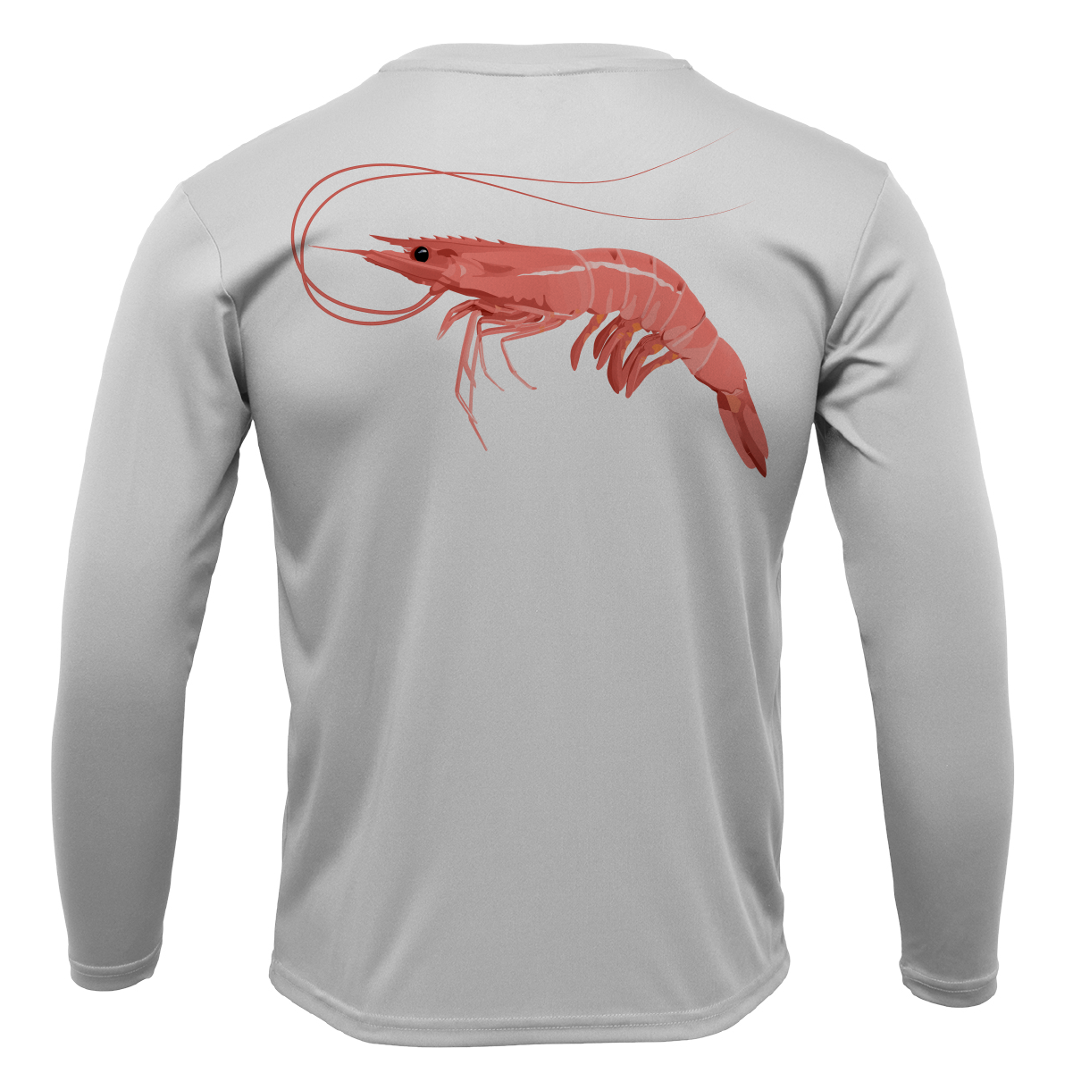 Saltwater Born Key West, FL Jumbo Shrimp Long Sleeve UPF 50+ Dry-Fit Shirt